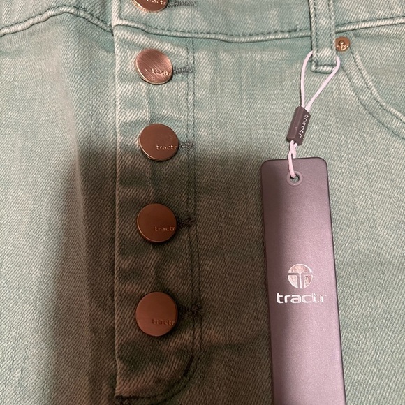 Women's Tractr Slim Fit High Rise Shorts Size
10/30 Quality Deep Grass Green (E5 - Picture 2 of 8